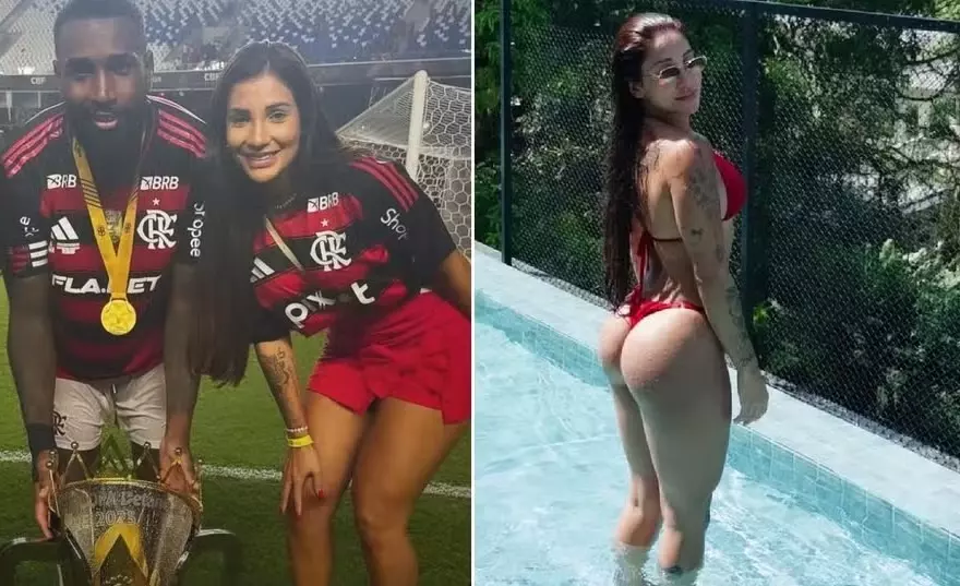 Mulher de Gerson do Flamengo ganha apelido de torcida