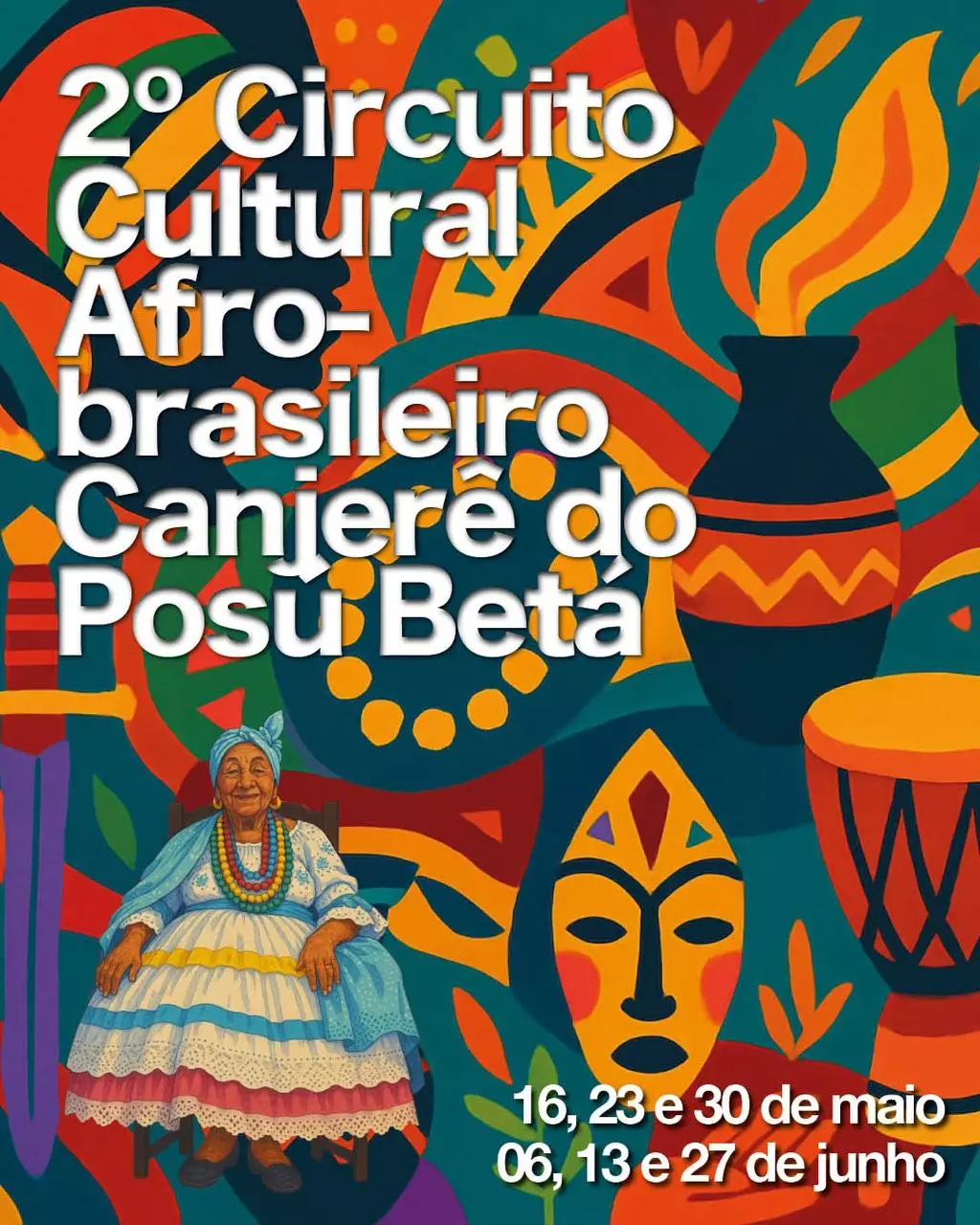 CANJERÊ do Pasú Betá promove encontro de saberes afro-brasileiros em Maceió.