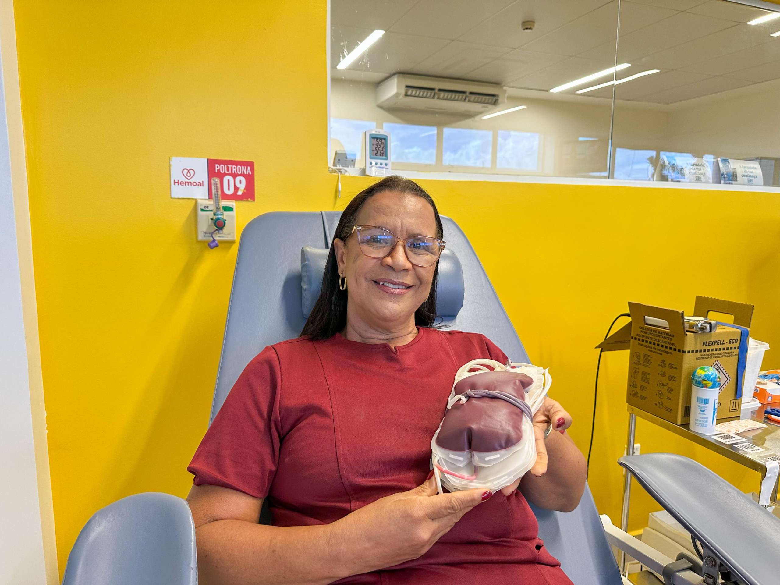 Conheça a história da alagoana que já salvou mais de 100 vidas ao doar sangue