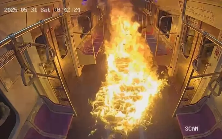 Homem incendeia vagão lotado no metrô na Coreia do Sul