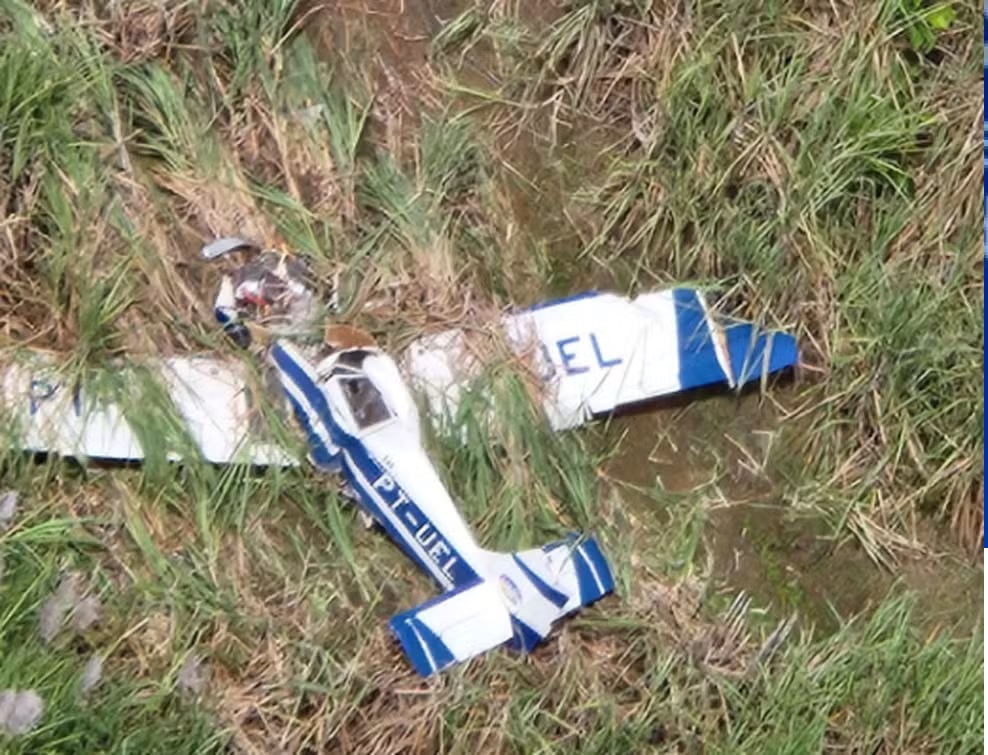 Piloto morre após queda de avião de pequeno porte