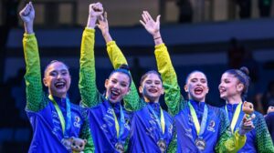 Capitaneado pela alagoana Duda Arakaki, Brasil conquista inédita prata no Mundial de GR » Alagoas Notícia Boa