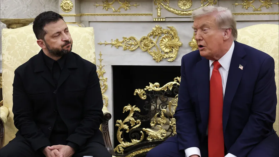Trump acende alerta ao pressionar Zelenski antes de reunião