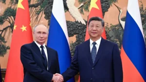 Em encontro com Xi, Putin afirma que relação entre países chegou a nível