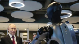Robô humanoide russo dança para Putin em evento de IA; assista