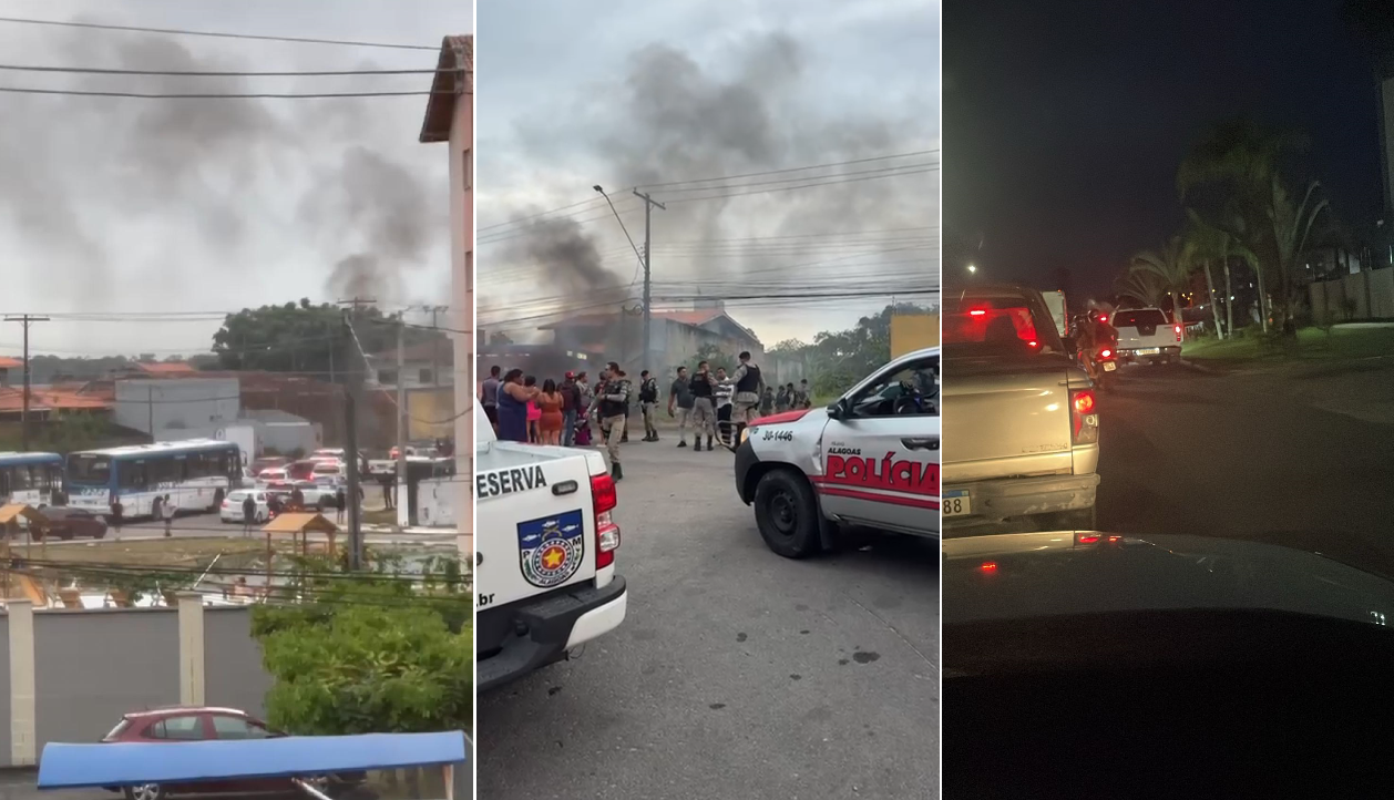Moradores da Santa Amélia voltam a protestar contra contas de água e bloqueiam avenida em Maceió
