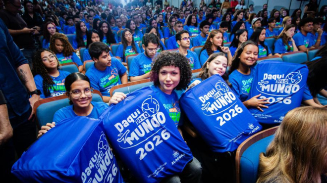 Com tudo pago, 150 estudantes da rede estadual ganham kit viagem e embarcam para a Inglaterra » Alagoas Notícia Boa