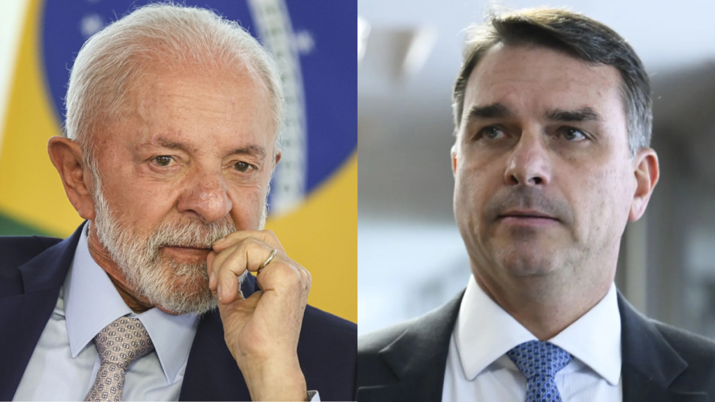 Lula e Flávio Bolsonaro empatam tecnicamente