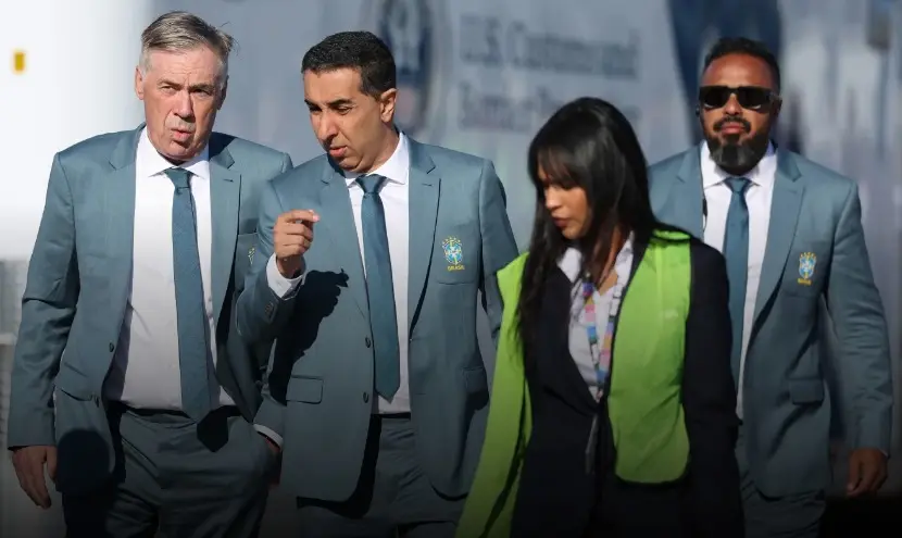 Seleção Brasileira chega aos EUA e Ancelotti crava: "Time está pronto"