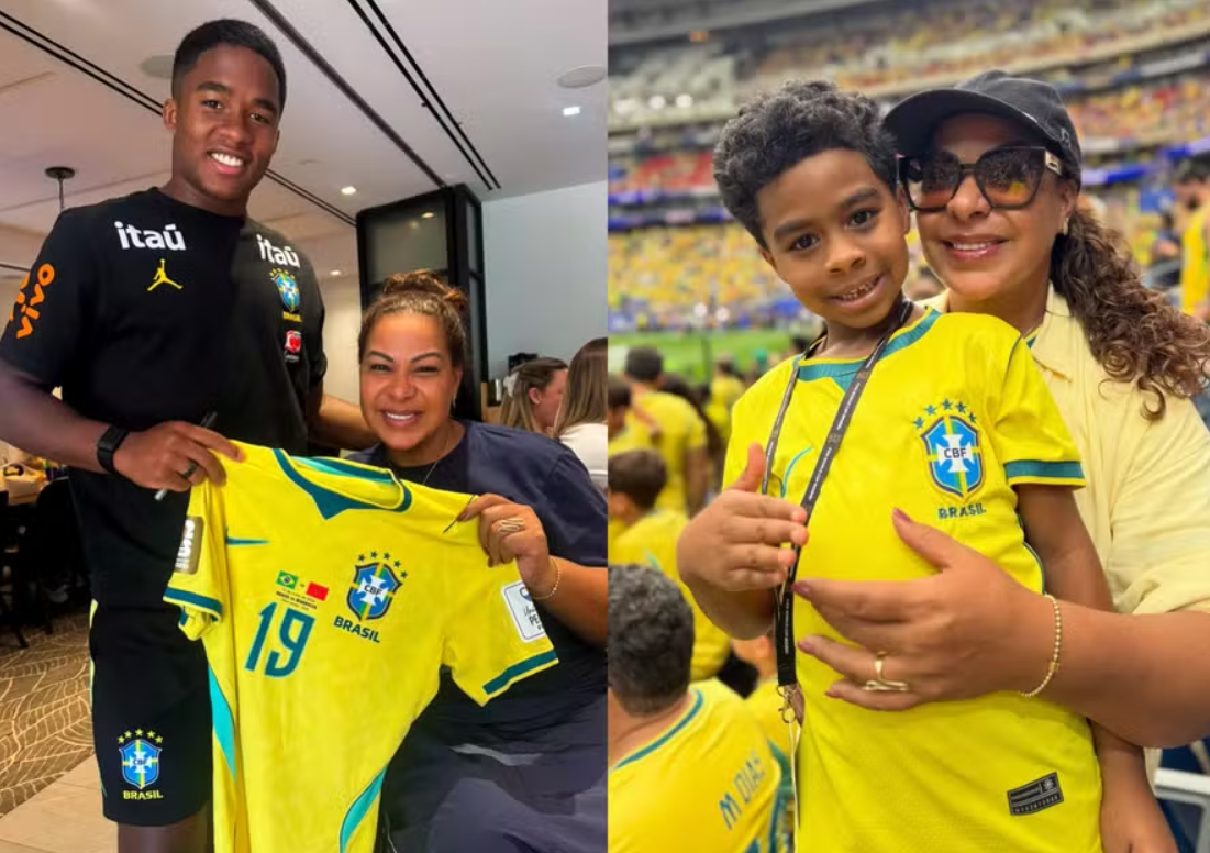 Em meio a rumores de crise, Endrick volta a interagir com a mãe