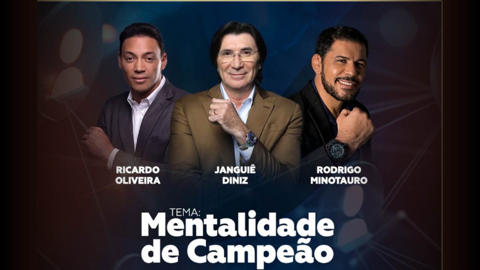 Janguiê Diniz, Ricardo Oliveira e Rodrigo Minotauro são os convidados do Jantar de Negócios do Clube Êxito, realizado em São Paulo, com foco em liderança, empreendedorismo e networking empresarial.