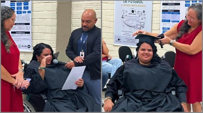 Acidente interrompeu a formatura, mas não o sonho de Milene » Alagoas Notícia Boa