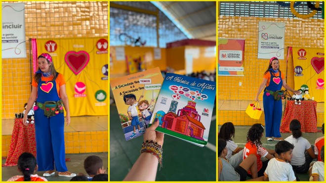 Literatura Acessível percorre 8 municípios com livros inclusivos e formação de educadores » Alagoas Notícia Boa