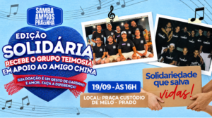 Samba Amigos da Pracinha promove show solidário ao músico China » Alagoas Notícia Boa