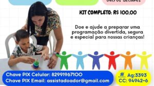 Assista arrecada doações para celebrar o Mês das Crianças » Alagoas Notícia Boa